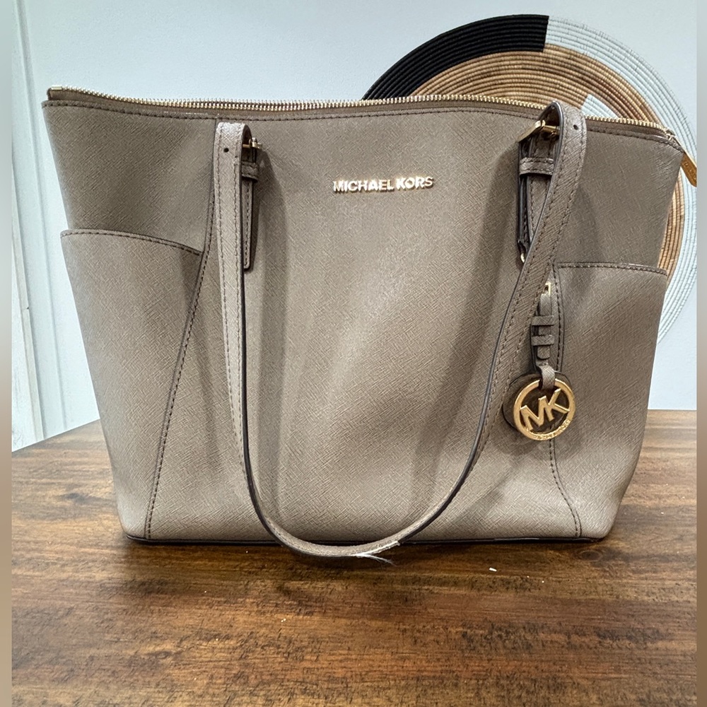 Michael Kors Gray Tote Bag